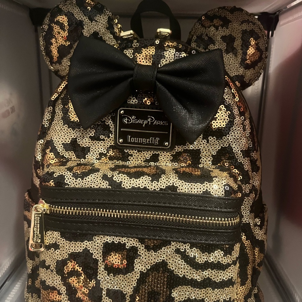 Leopard Sequin Disney Parks Loungefly